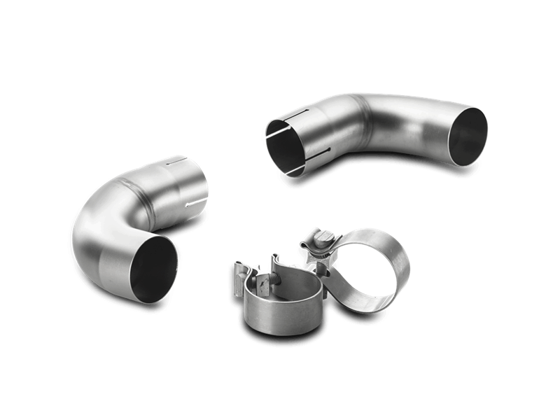 Link pipe set (fits on stock exhaust, SS)