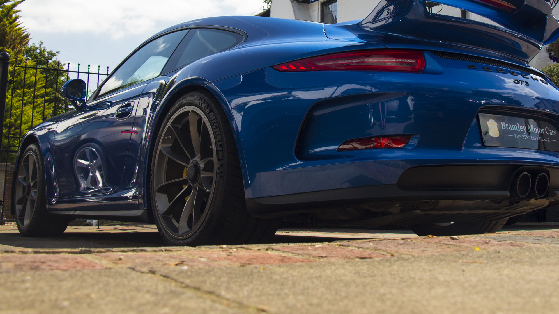Porsche dealer in Surrey near London