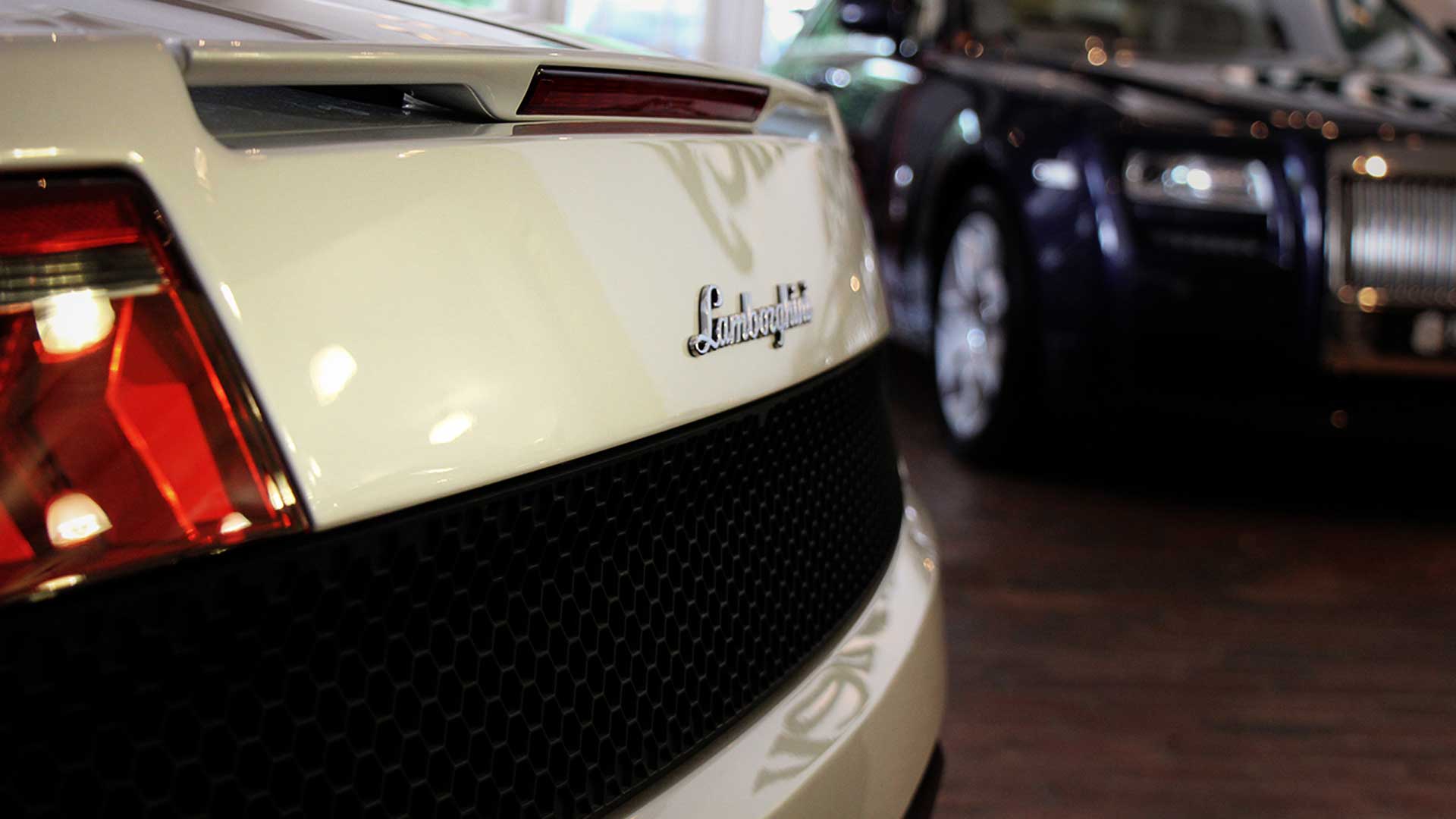 Lamborghini dealer in Surrey near London